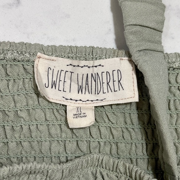 Sweet Wanderer White Smocked Tiered Sundress - Picture 6 of 11